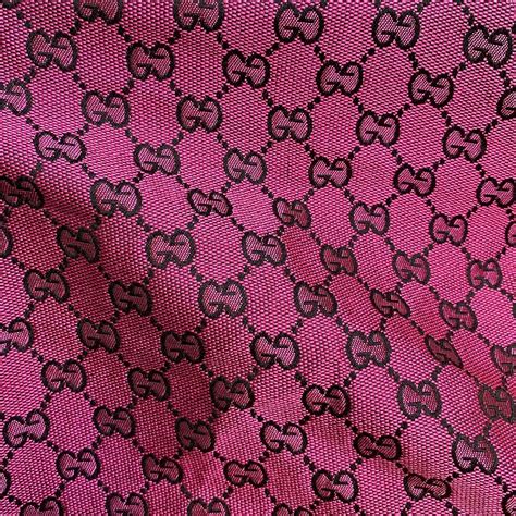 gucci print fabric pink|gucci print fabric for sale.